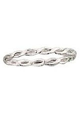 lovely little band silver ring for babies and children     